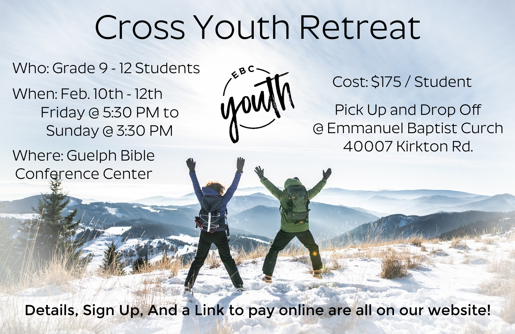 cross youth retreat details