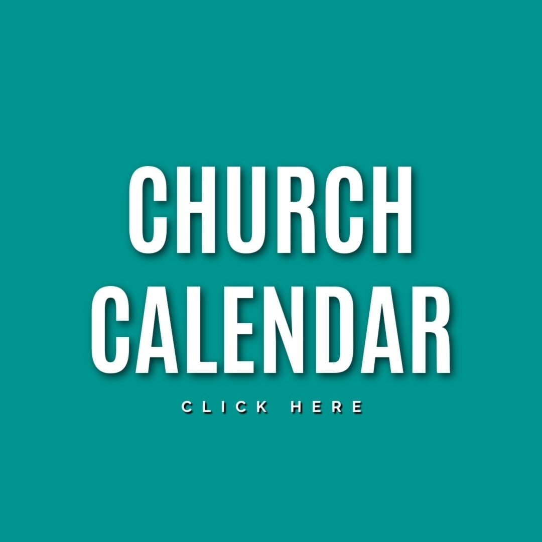 teal background with white lettering