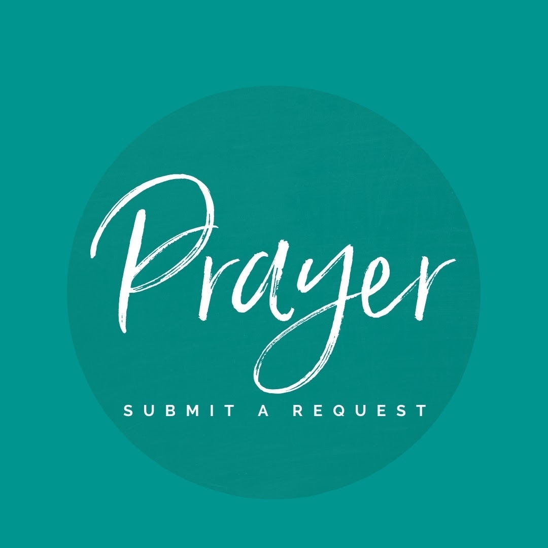 teal background with white lettering