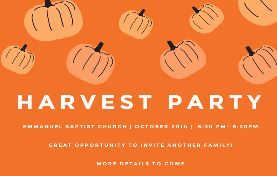 Harvest Party updated