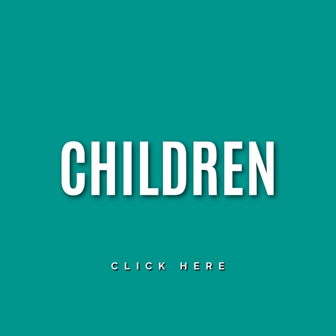 white lettering with teal background