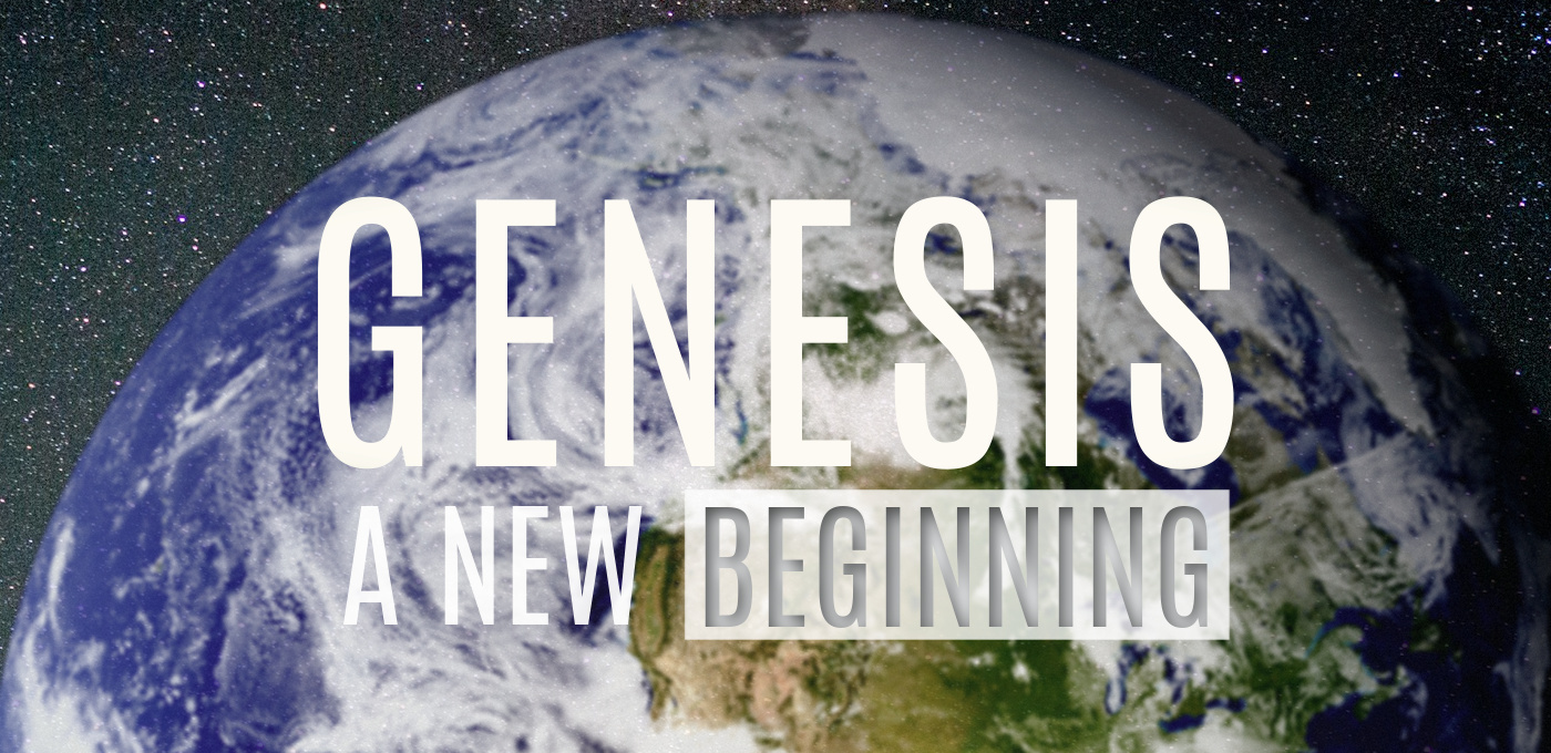 earth with galaxy background and white lettering