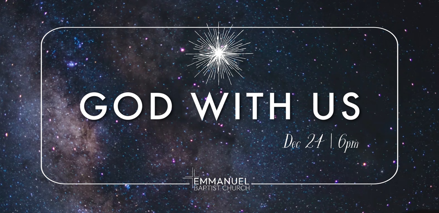 cosmic background minimalistic lines white border white lettering EBC logo