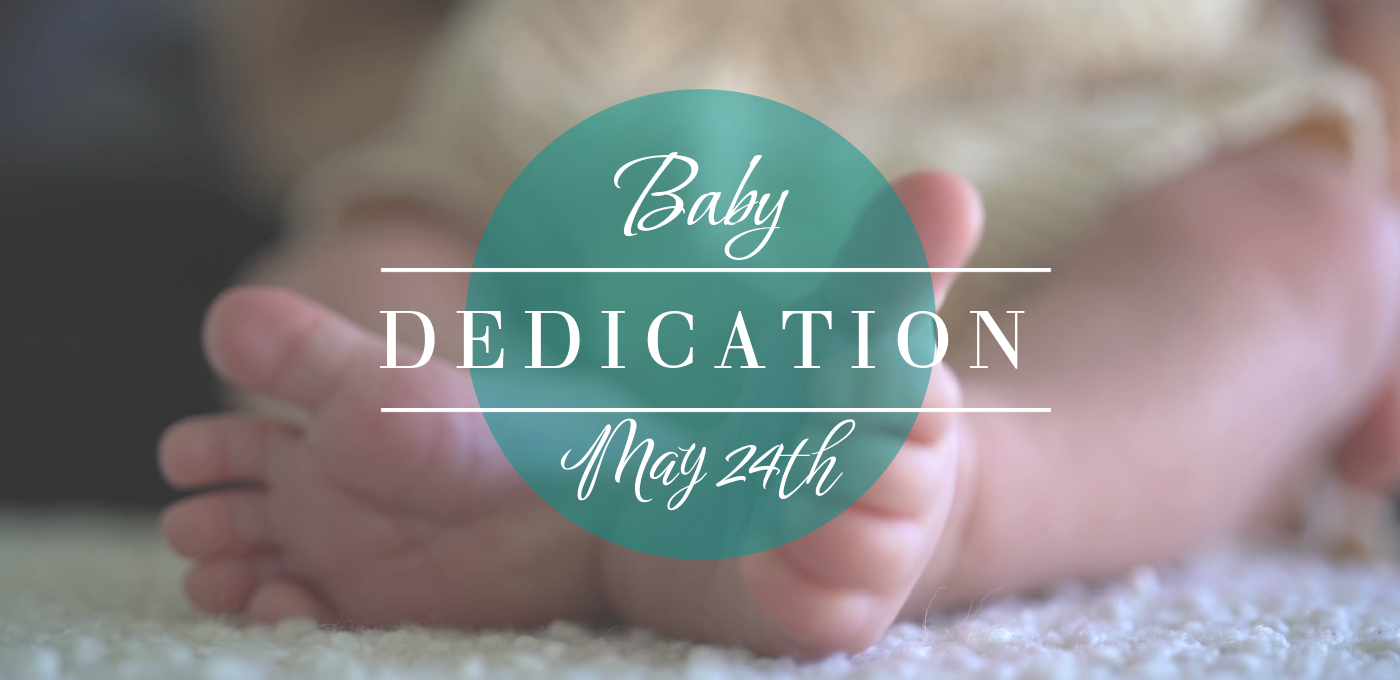 baby feet with teal circle white lettering