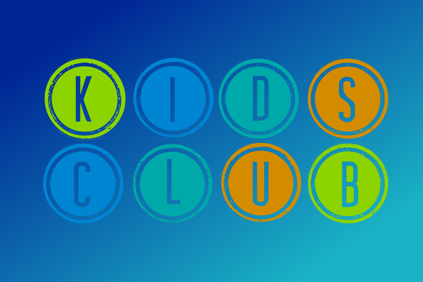 Kids club logo blank