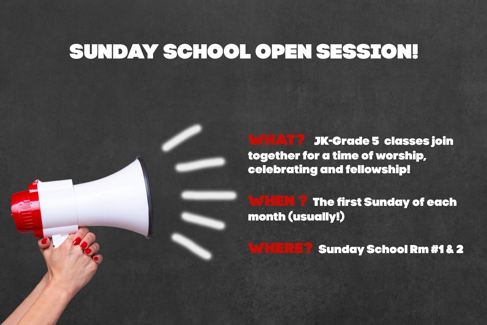 Advancement Sunday Generic